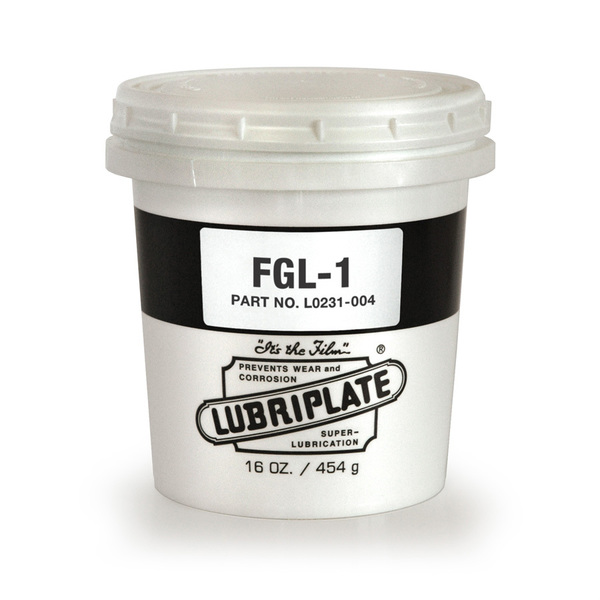 Lubriplate Fgl-1, 12/16 Oz Tubs, H-1/Food Grade White Grease For Medium To High Speed Applications L0231-004